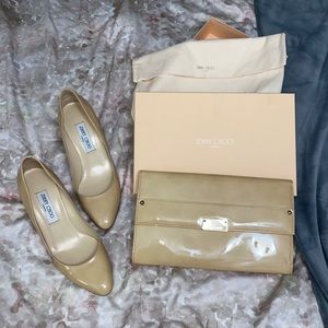 SET - Jimmy Choo Gilbert Pumps & Clutch